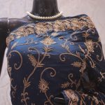 “The Teal Blue” Premium Handcrafted Saree