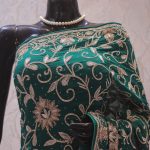 “The Persian Green” Premium Handcrafted Saree|