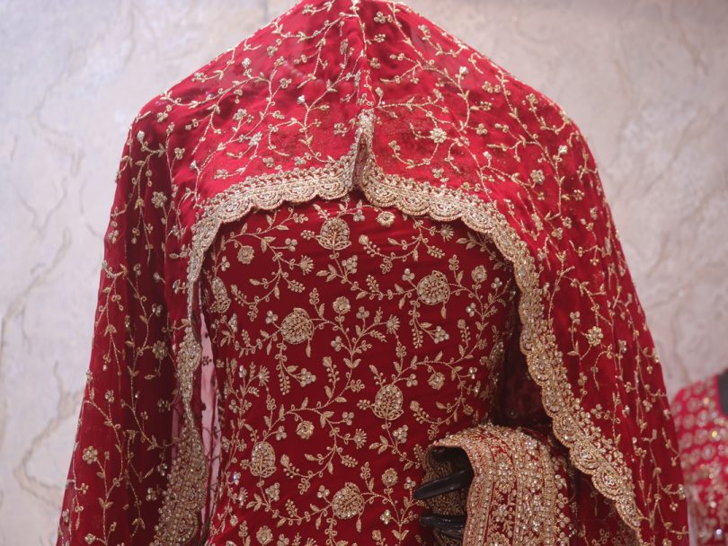 "The Royal Maroon" Premium Designer Saree with Veil