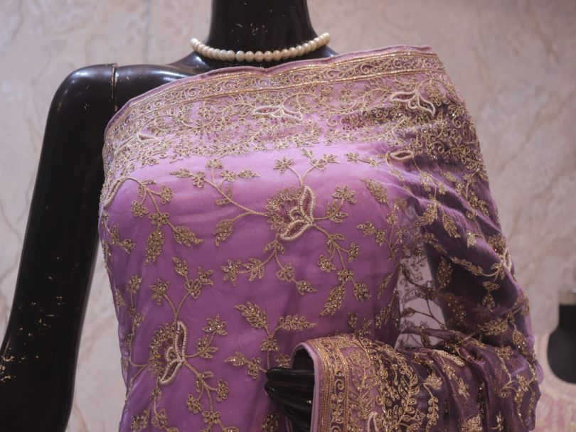 "The Lilac" Premium Designer Saree