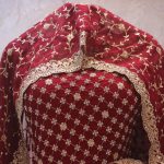 "The Royal Maroon" Premium Designer Saree with Veil