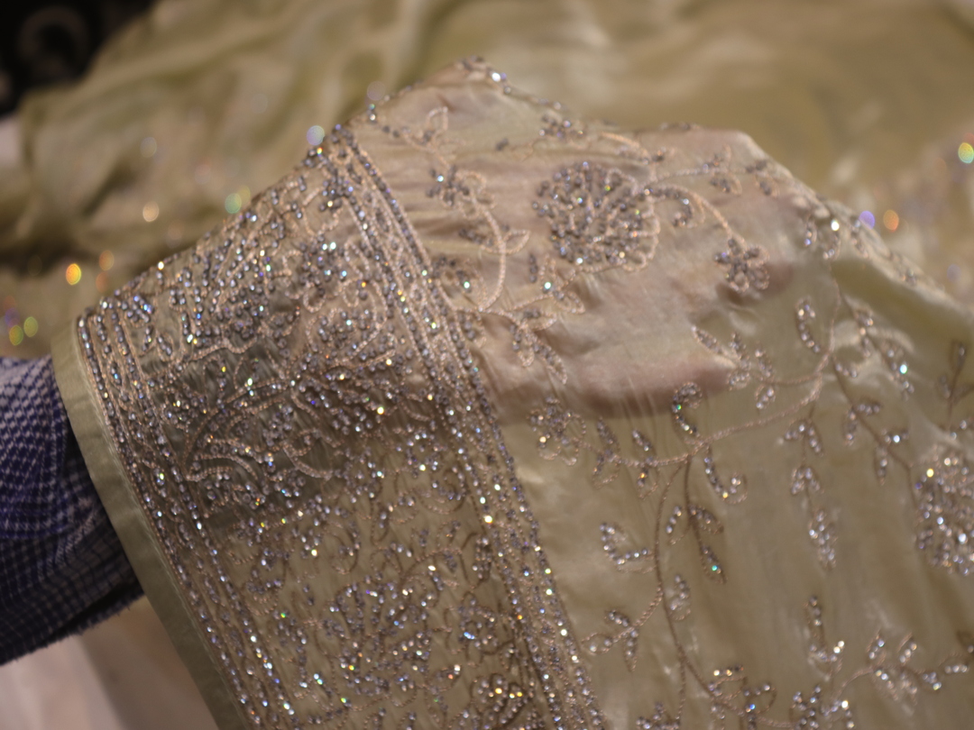 “The Laurel Green” Premium Designer Saree - Image 5