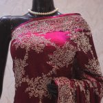“The Vintage Magenta” Premium Designer Saree