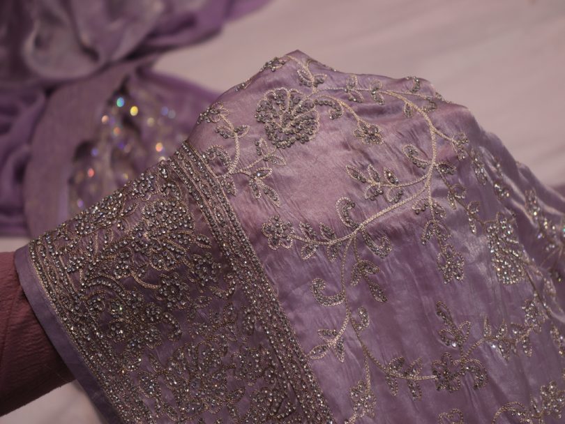 “The Pale Purple” Premium Designer Saree - Image 5