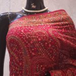 "The Raspberry Sorbet" Premium Rajwadi Saree