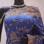 “The Baby Blue Eyes” Premium Designer Saree