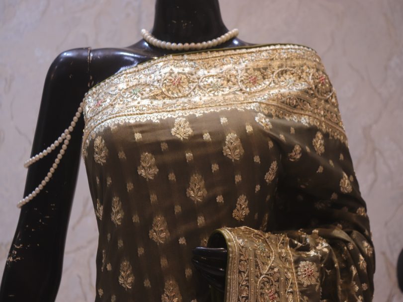 “The Gold Fusion” Premium Banarasi Silk Saree