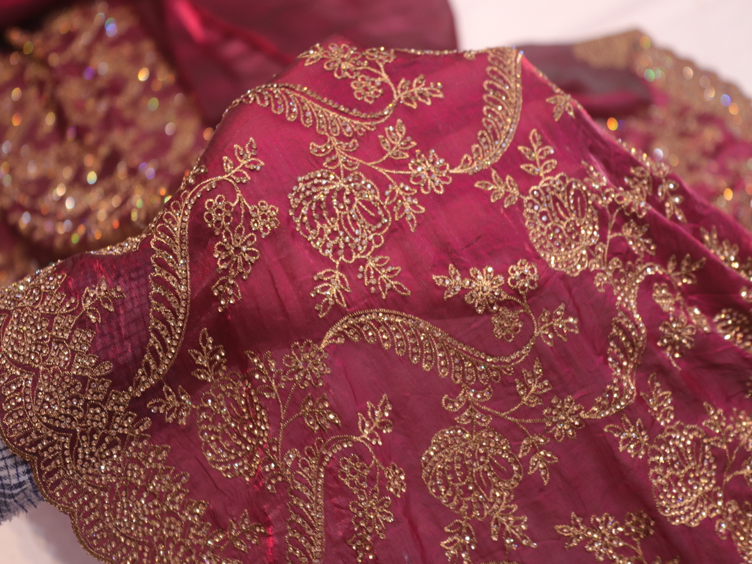 “The Stunning Belladonna” Premium Designer Saree - Image 5