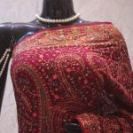 "The Wine Splash" Premium Rajwadi Saree