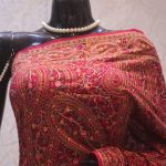 "The Raspberry Sorbet" Premium Rajwadi Saree