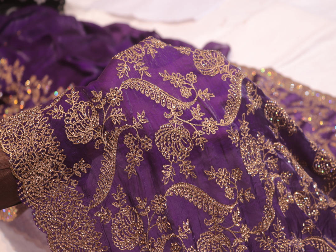 “The Eminence Purple” Premium Designer Saree - Image 5