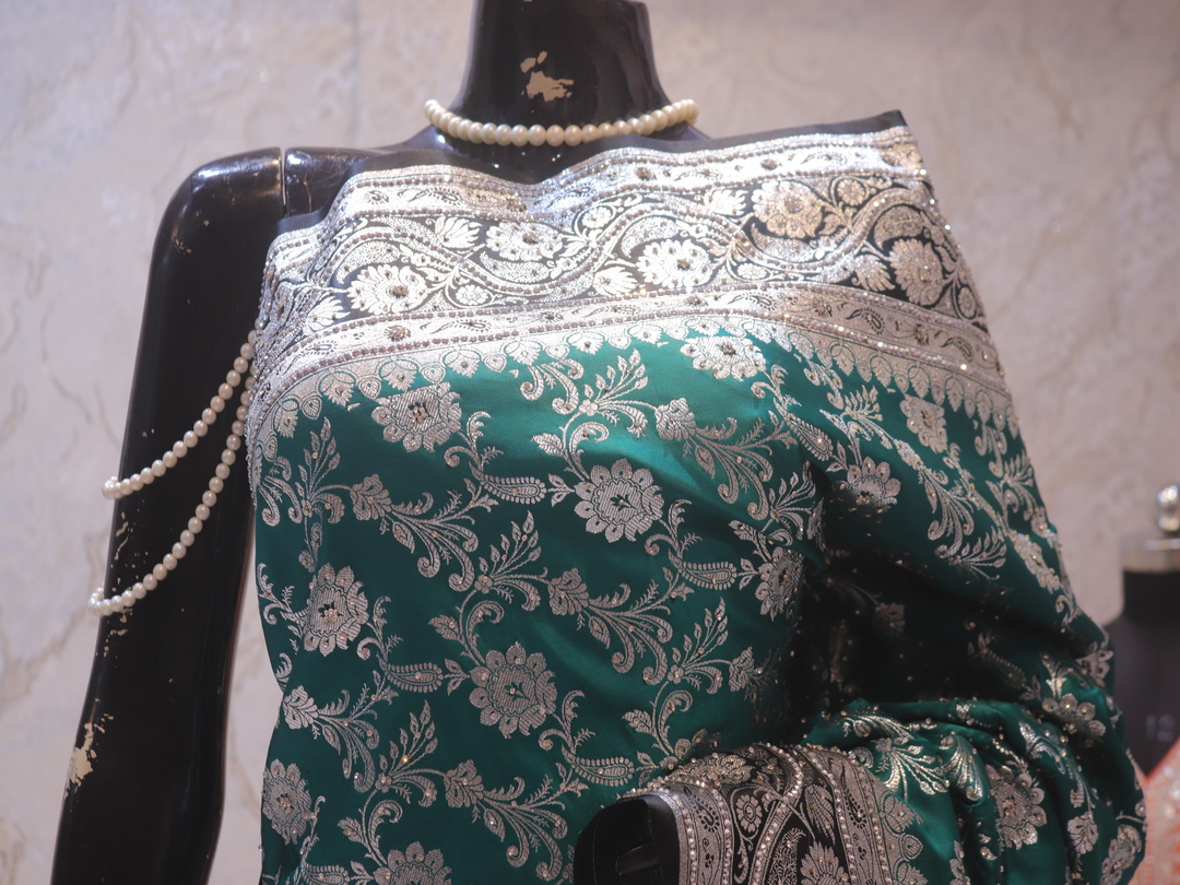 "The Persian Green" Vol 8 Premium Banarasi Silk Saree