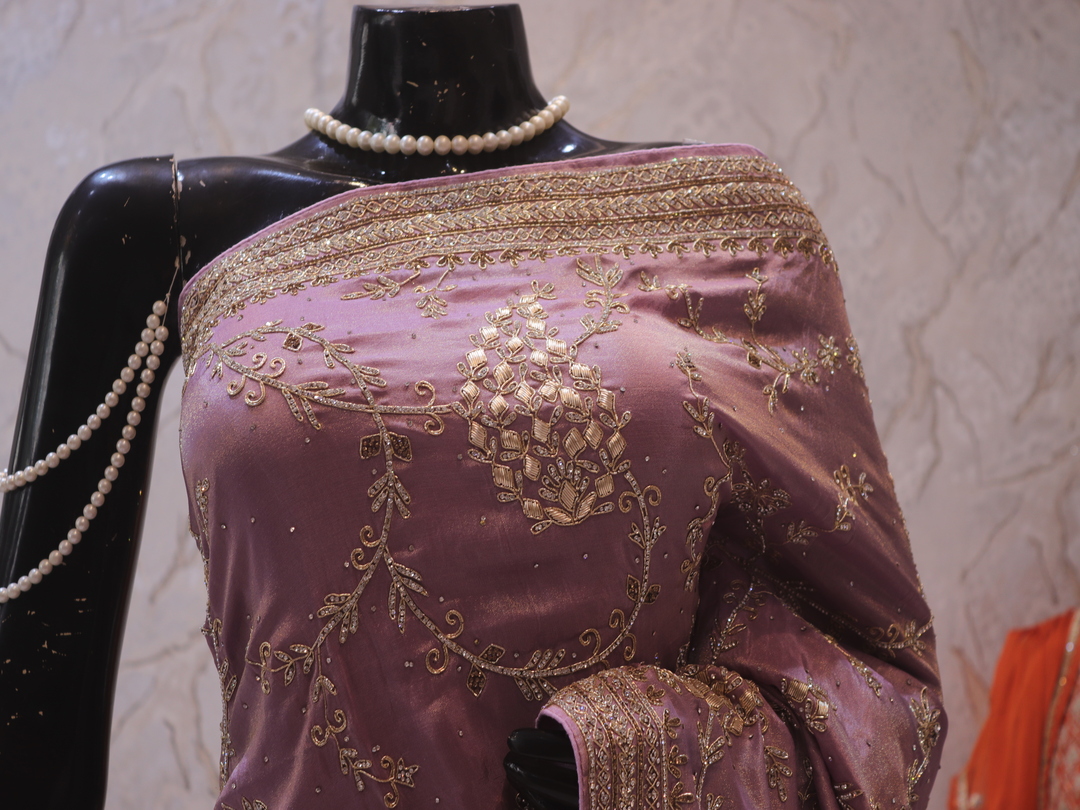 “The Lilac” Premium Handcrafted Saree