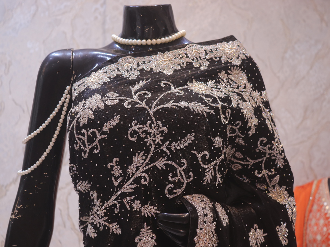 “The Glossy Black” Vol 10 Premium Designer Saree