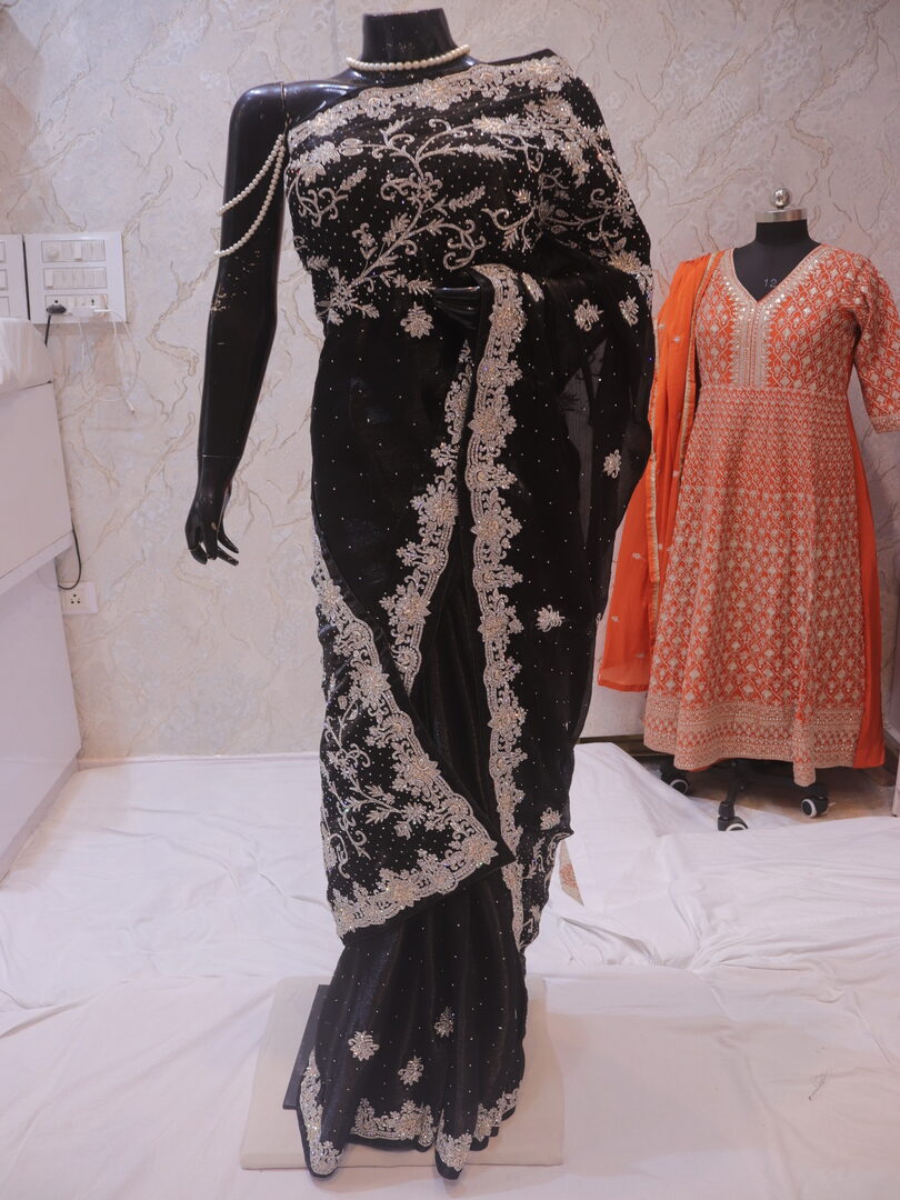 “The Glossy Black” Vol 10 Premium Designer Saree - Image 3