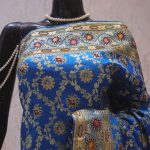 "The Cerulean Blue" Premium Bridal Banarasi Silk Saree