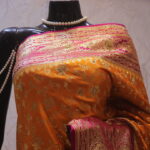 "The Golden Yellow" Premium Banarasi Silk Saree