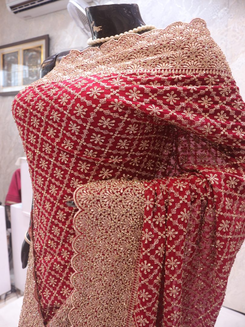 "The Raspberry Sorbet" Vol 2 Premium Designer Saree - Image 4