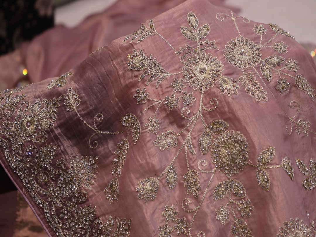 “The Dusty Purple” Premium Designer Saree - Image 5