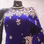 “The Royal Blue” Premium Handcrafted Saree