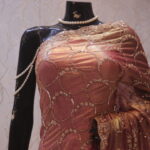 "The Golden Pink” Premium Designer Saree