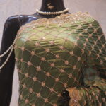 “The Olive Green” Premium Designer Saree