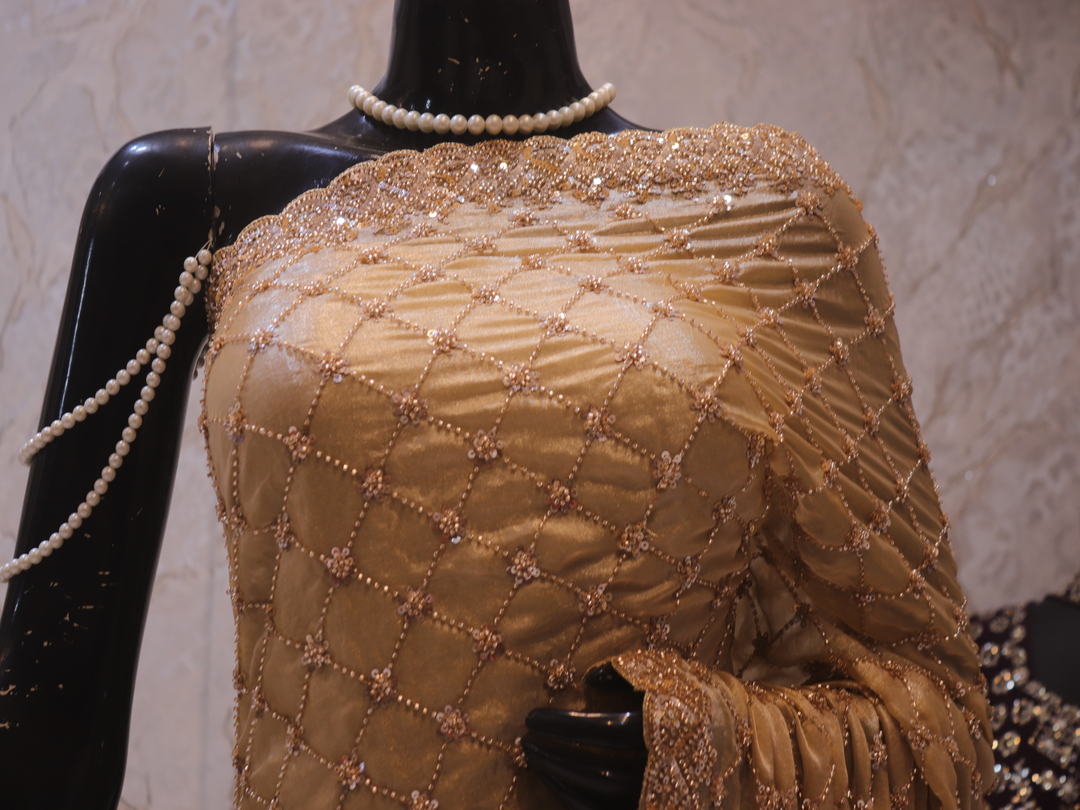 “The Light Fawn” Premium Designer Saree