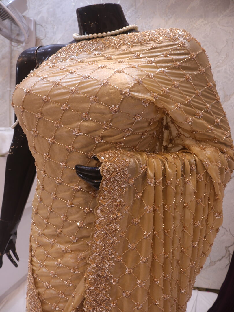 “The Light Fawn” Premium Designer Saree - Image 4