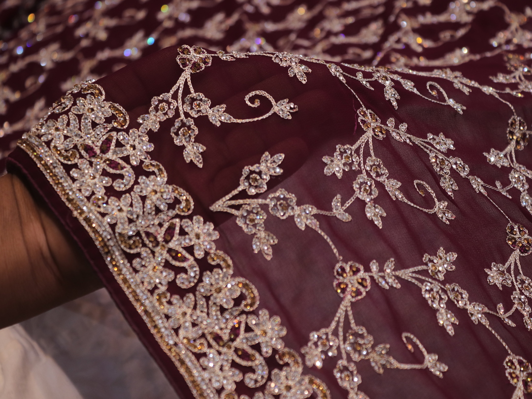 “The Mulberry Splash” Vol 2 Premium Designer Saree - Image 5