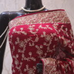 “The Raspberry Sorbet” Premium Designer Saree