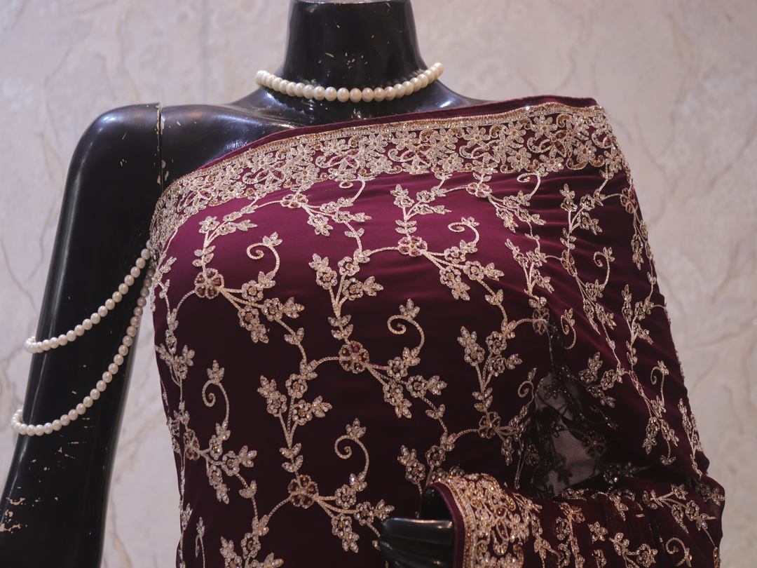 “The Mulberry Splash” Vol 2 Premium Designer Saree