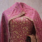 "The Valentine Pink" Premium Designer Saree with Veil