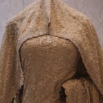 "The Golden Petals" Premium Designer Saree with Veil