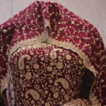 “The Royal Maroon” Premium Designer Saree with Veil