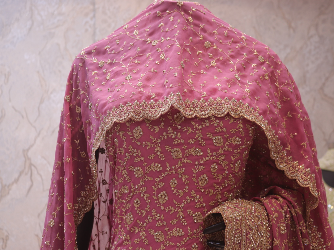 "The Valentine Pink" Vol 2 Premium Designer Saree with Veil