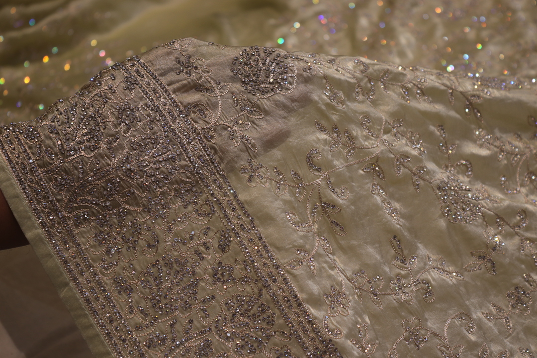 “The Laurel Green” Premium Designer Saree - Image 5