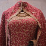 “The Salmon Pink” Premium Designer Saree with Veil