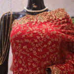 "The Red Chillies" Premium Designer Saree