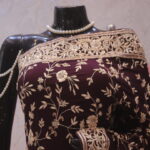 “The Wine Splash” Premium Handcrafted Saree
