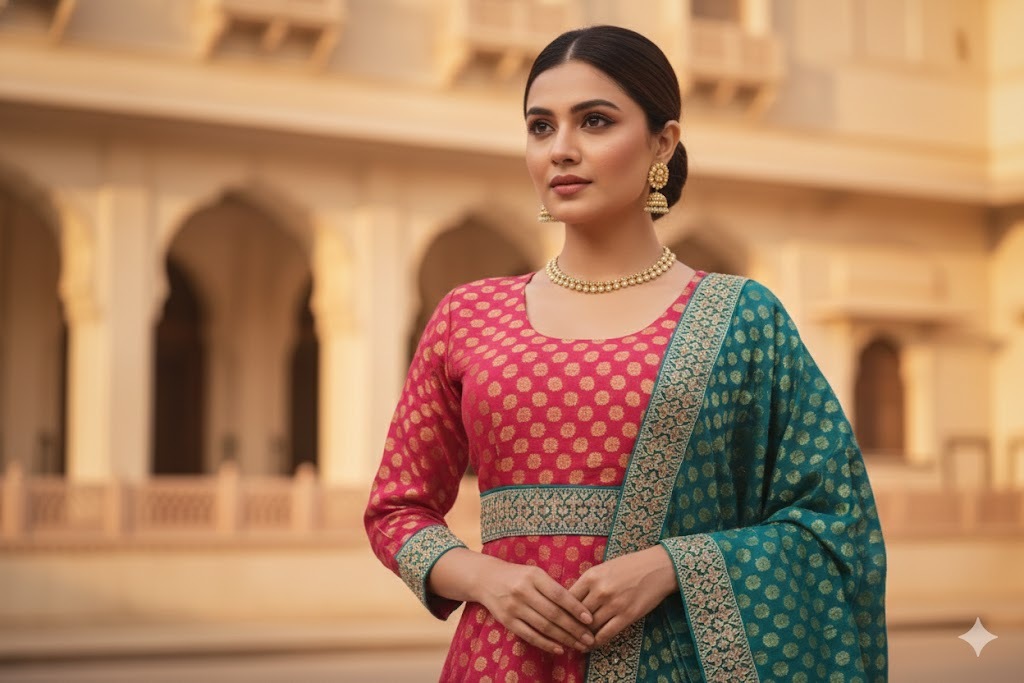 The Designer Luxury Frock Style Ready to Wear Dress