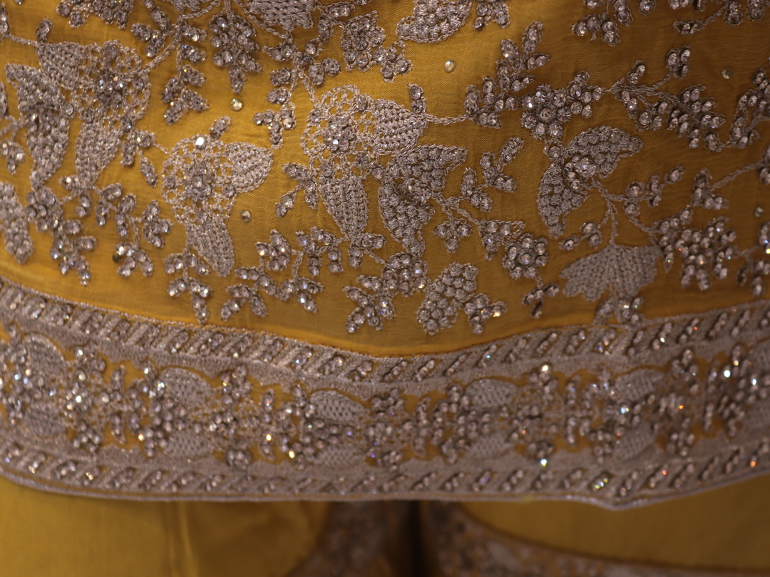 The Designer Luxury Farshi Style Semi-Stitched Gharara - Image 5