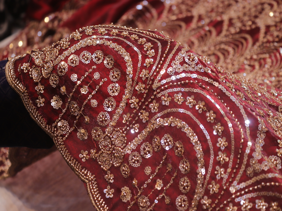 “The Royal Maroon” Premium Designer Saree - Image 5