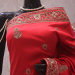 “The Ultimate Bridal Red” Premium Handcrafted Designer Saree