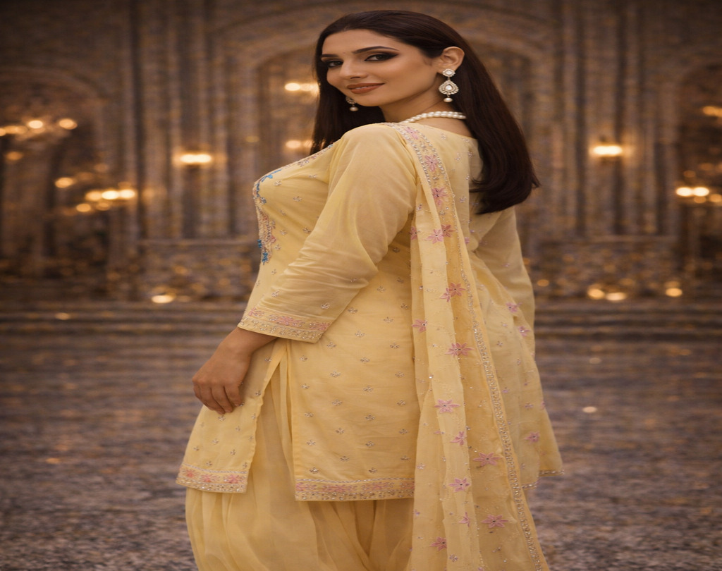 The Designer Shirt Style Ready to Wear Dress - Image 4