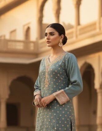 The Designer Luxury Style Ready to Wear Dress - Image 4