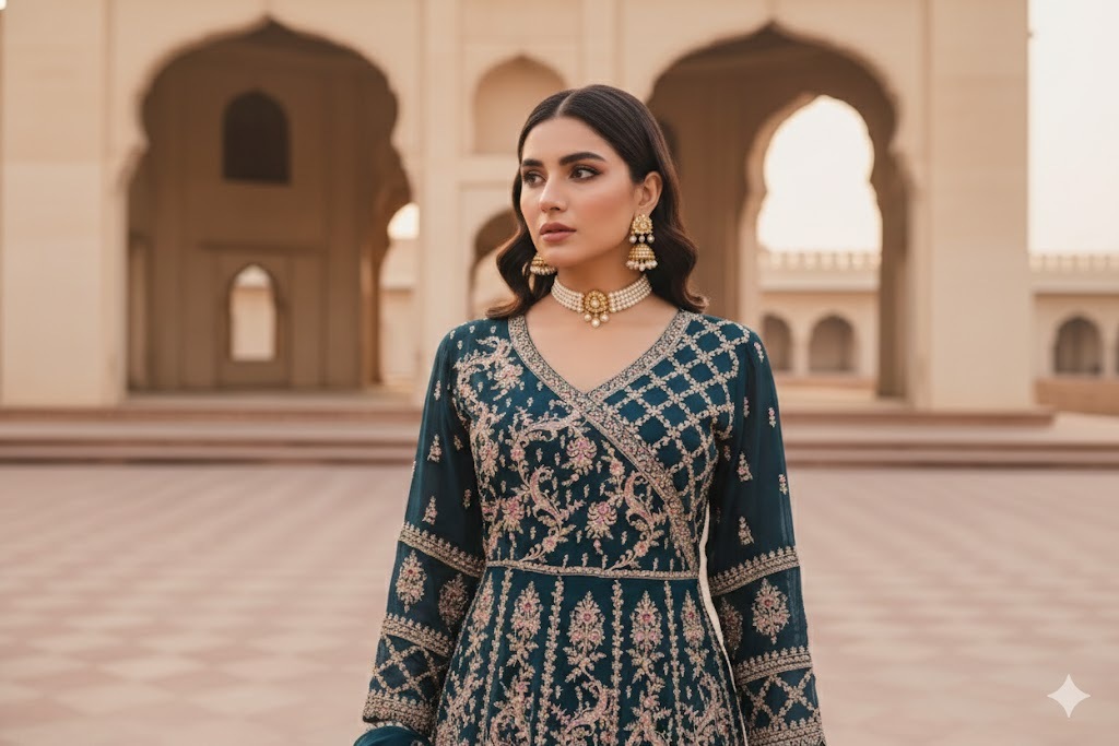 The Designer Luxury Frock Style Ready to Wear Dress