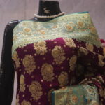 "The English Violet" Premium Banarasi Silk Saree