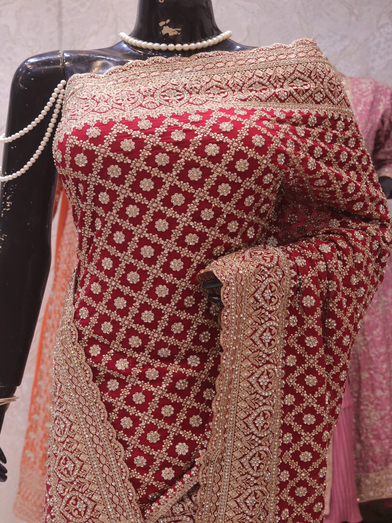 "The Raspberry Sorbet" Vol 4 Premium Designer Saree - Image 2