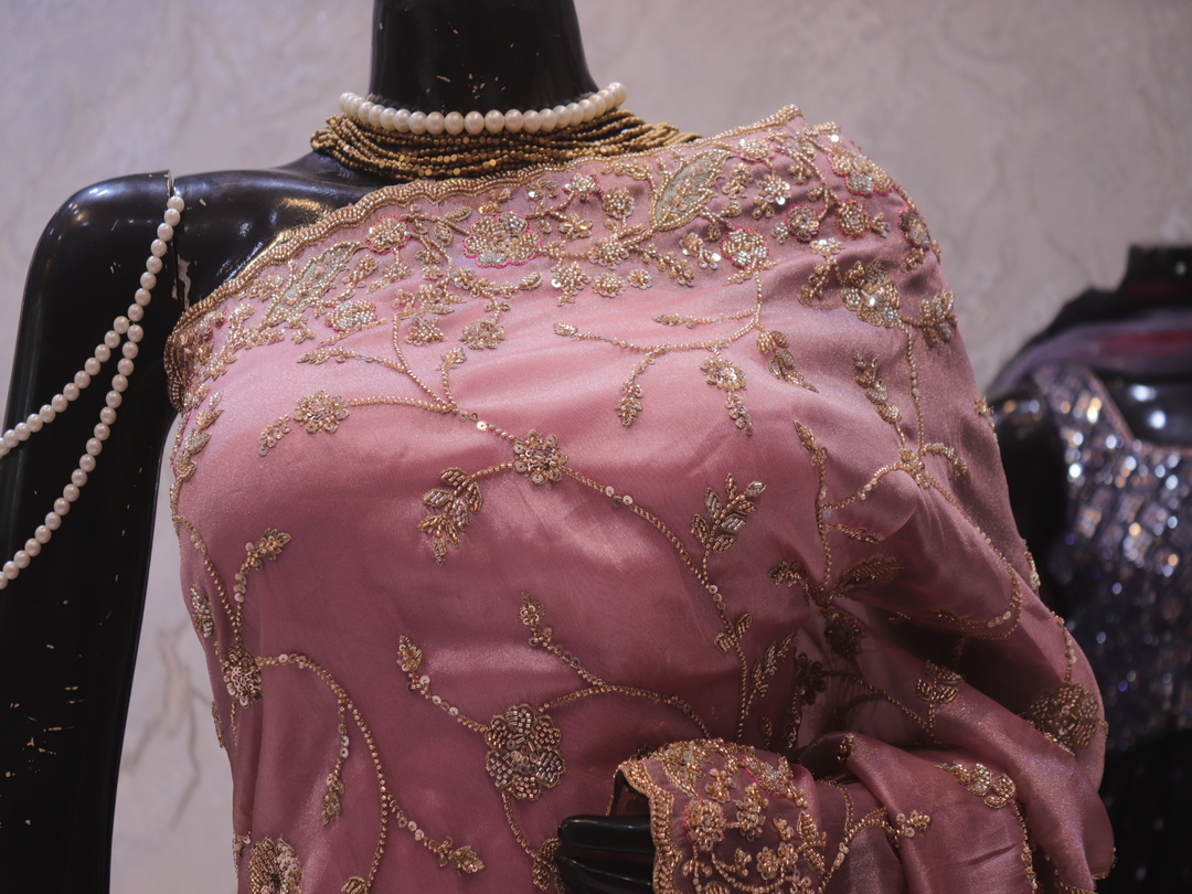 “The Perfect Mauve” Premium Designer Saree