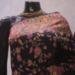 "The Pure Black" Premium Pashmina Silk Saree